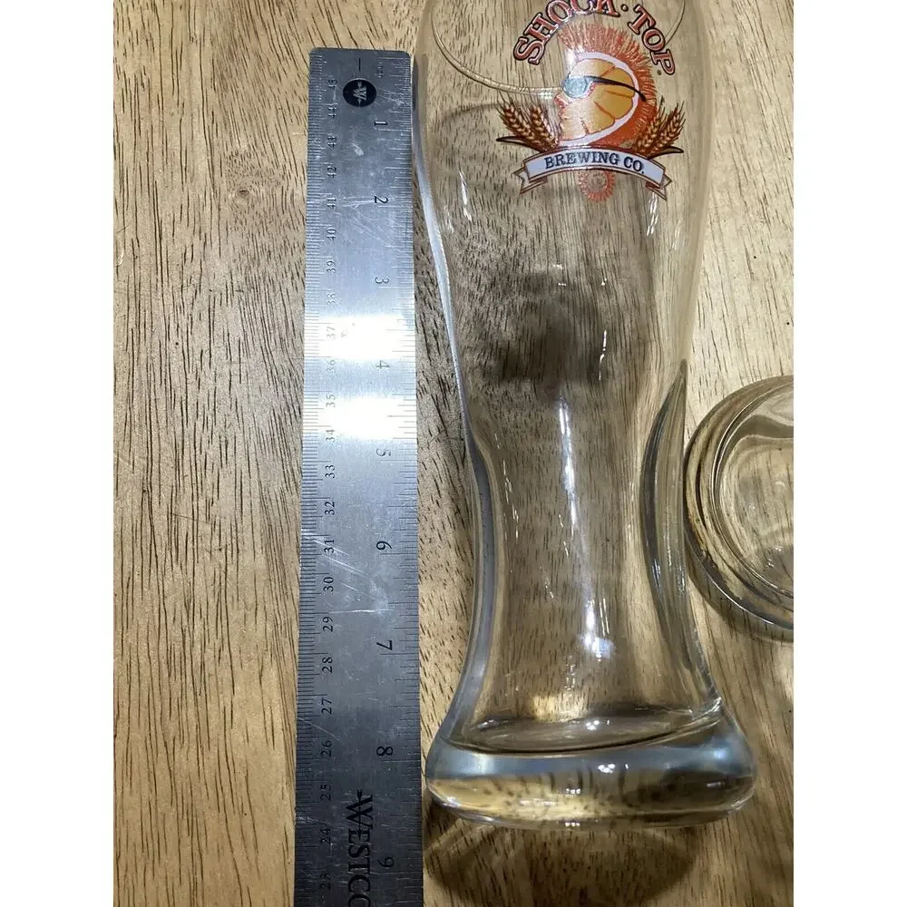 Shock Top Belgian White Beer Pilsner 16 oz‎ Glasses Set of 2 Orange